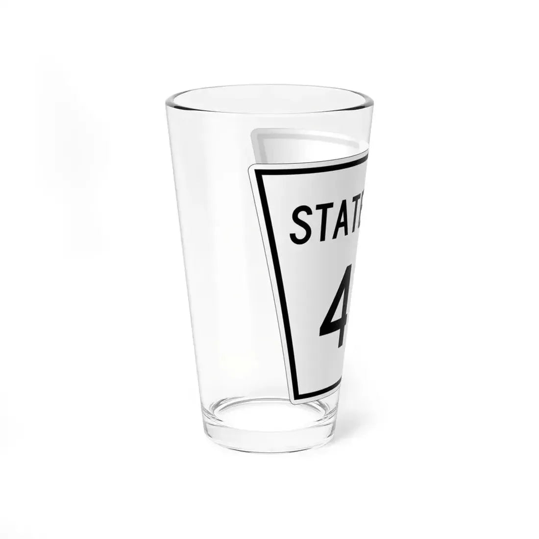 Nebraska State Spur 410 (Nebraska) (Road Sign) Pint Glass 16oz - Go Mug Yourself