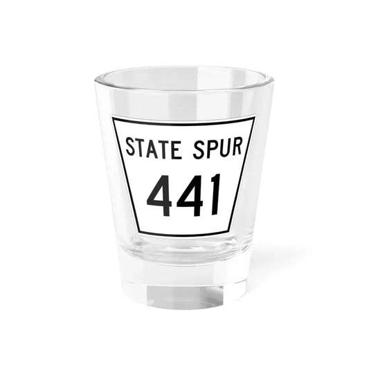 Nebraska State Spur 441 (Nebraska) (Road Sign) Shot Glass 1.5oz 1.5oz - Go Mug Yourself