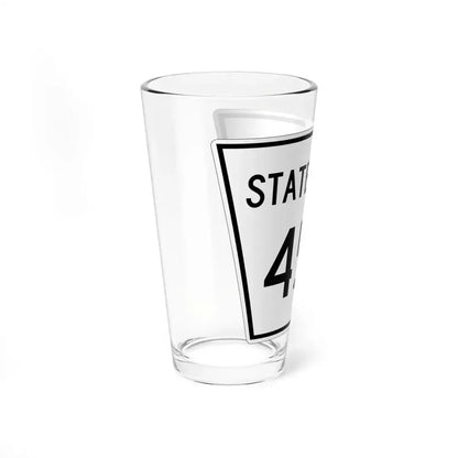 Nebraska State Spur 450 (Nebraska) (Road Sign) Pint Glass 16oz - Go Mug Yourself