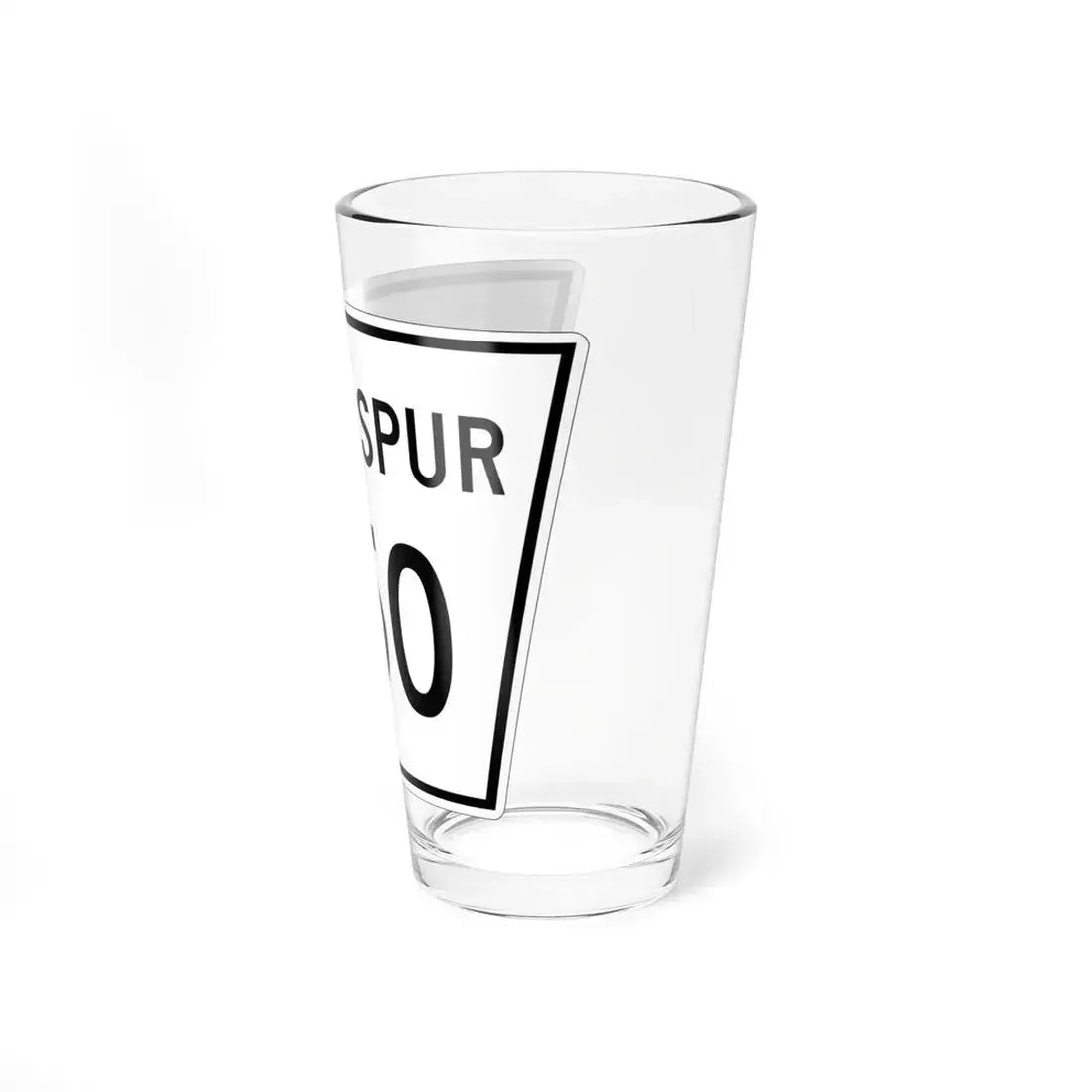 Nebraska State Spur 450 (Nebraska) (Road Sign) Pint Glass 16oz - Go Mug Yourself