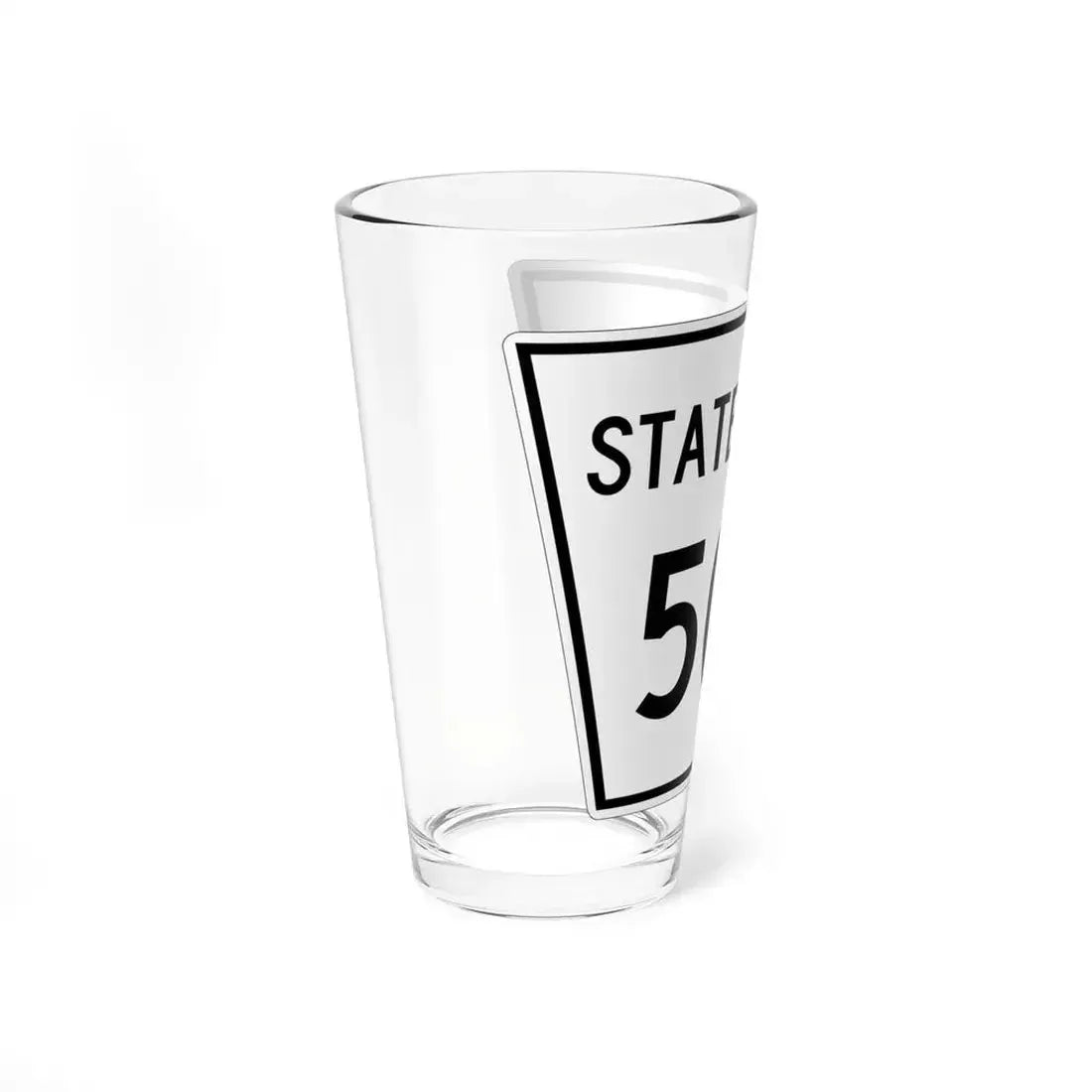 Nebraska State Spur 502 (Nebraska) (Road Sign) Pint Glass 16oz - Go Mug Yourself