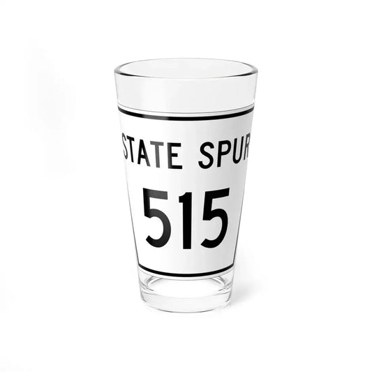 Nebraska State Spur 515 (Nebraska) (Road Sign) Pint Glass 16oz 16oz - Go Mug Yourself