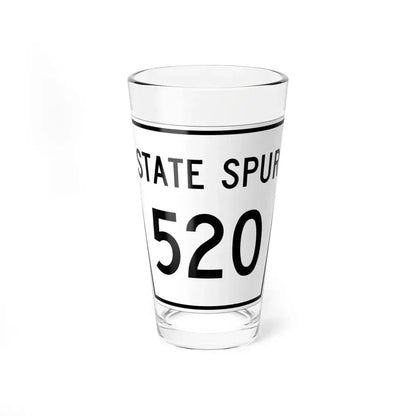 Nebraska State Spur 520 (Nebraska) (Road Sign) Pint Glass 16oz 16oz - Go Mug Yourself