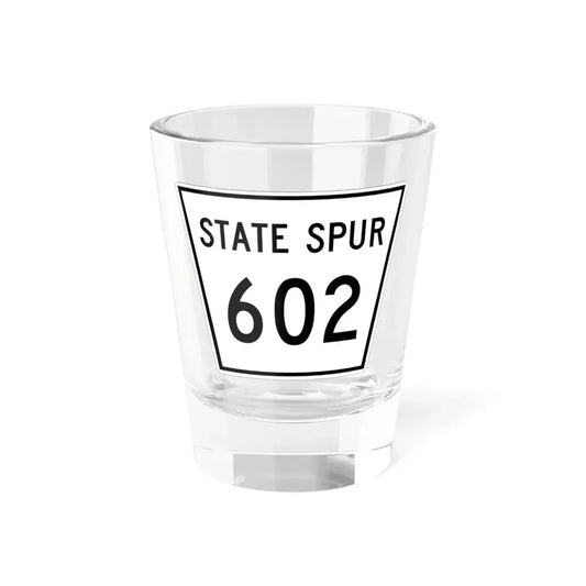 Nebraska State Spur 602 (Nebraska) (Road Sign) Shot Glass 1.5oz 1.5oz - Go Mug Yourself