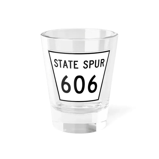 Nebraska State Spur 606 (Nebraska) (Road Sign) Shot Glass 1.5oz 1.5oz - Go Mug Yourself