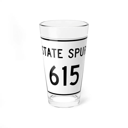 Nebraska State Spur 615 (Nebraska) (Road Sign) Pint Glss 16oz 16oz - Go Mug Yourself