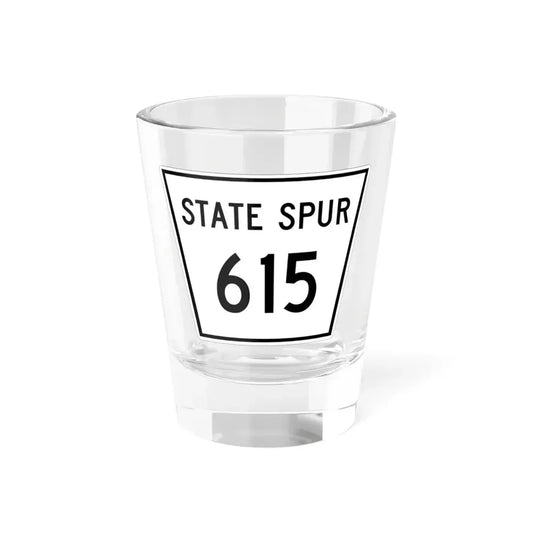 Nebraska State Spur 615 (Nebraska) (Road Sign) Shot Glass 1.5oz 1.5oz - Go Mug Yourself