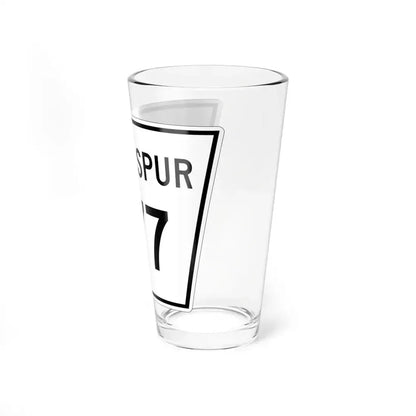 Nebraska State Spur 677 (Nebraska) (Road Sign) Pint Glass 16oz - Go Mug Yourself