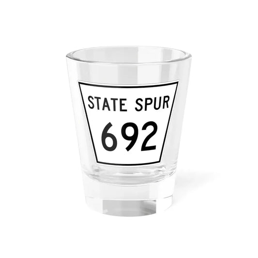 Nebraska State Spur 692 (Nebraska) (Road Sign) Shot Glass 1.5oz 1.5oz - Go Mug Yourself