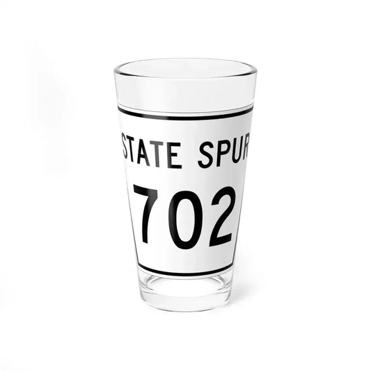 Nebraska State Spur 702 (Nebraska) (Road Sign) Pint Glass 16oz 16oz - Go Mug Yourself