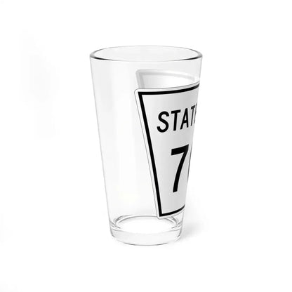 Nebraska State Spur 702 (Nebraska) (Road Sign) Pint Glass 16oz - Go Mug Yourself