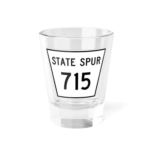 Nebraska State Spur 715 (Nebraska) (Road Sign) Shot Glass 1.5oz 1.5oz - Go Mug Yourself