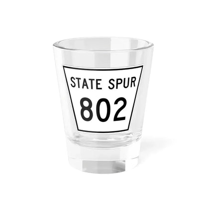 Nebraska State Spur 802 (Nebraska) (Road Sign) Shot Glass 1.5oz 1.5oz - Go Mug Yourself