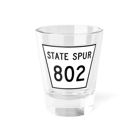 Nebraska State Spur 802 (Nebraska) (Road Sign) Shot Glass 1.5oz 1.5oz - Go Mug Yourself