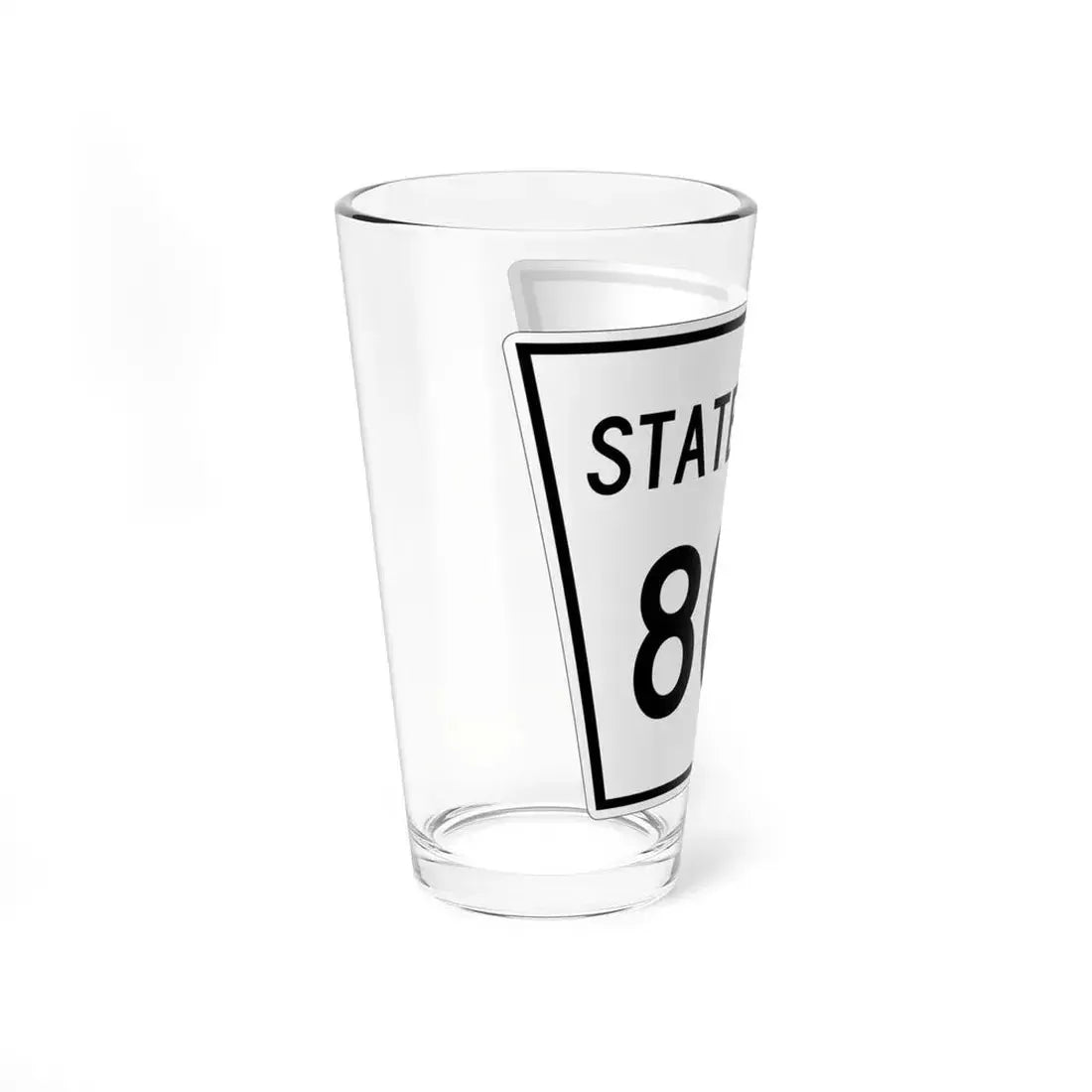 Nebraska State Spur 806 (Nebraska) (Road Sign) Pint Glass 16oz - Go Mug Yourself