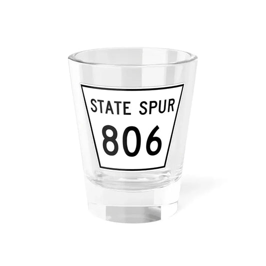 Nebraska State Spur 806 (Nebraska) (Road Sign) Shot Glass 1.5oz 1.5oz - Go Mug Yourself