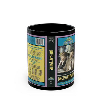 NECESSARY PARTIES (VHS COVER) - Black Coffee Mug-11oz-Go Mug Yourself