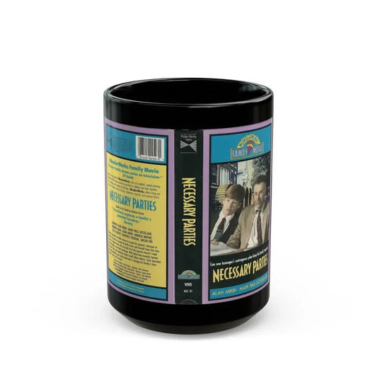 NECESSARY PARTIES (VHS COVER) - Black Coffee Mug 15oz - Go Mug Yourself