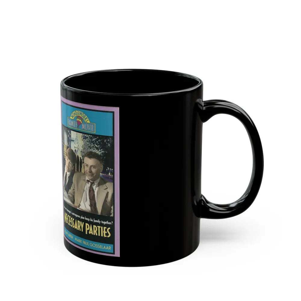 NECESSARY PARTIES (VHS COVER) - Black Coffee Mug-Go Mug Yourself