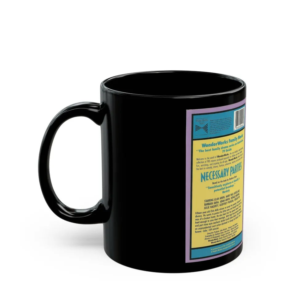 NECESSARY PARTIES (VHS COVER) - Black Coffee Mug-Go Mug Yourself