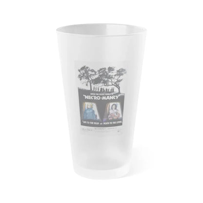 NECROMANCY 1972 Movie Poster - Frosted Pint Glass 16oz 16oz Frosted - Go Mug Yourself