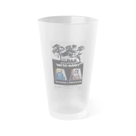 NECROMANCY 1972 Movie Poster - Frosted Pint Glass 16oz 16oz Frosted - Go Mug Yourself
