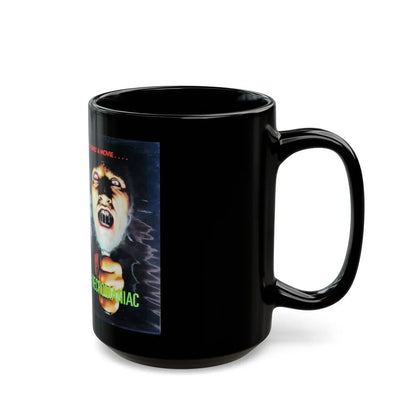 NECROMANIAC (VHS COVER) - Black Coffee Mug-Go Mug Yourself