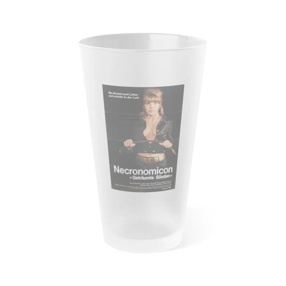 NECRONOMICON (SUCCUBUS) 1993 Movie Poster - Frosted Pint Glass 16oz-16oz-Frosted-Go Mug Yourself