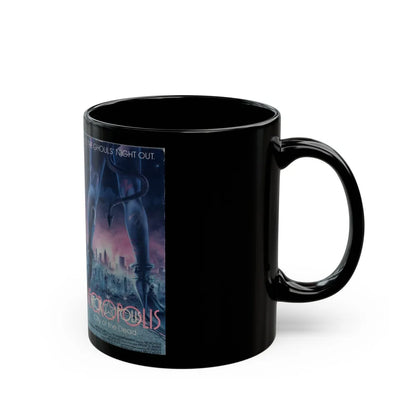 NECROPOLIS (VHS COVER) - Black Coffee Mug-Go Mug Yourself