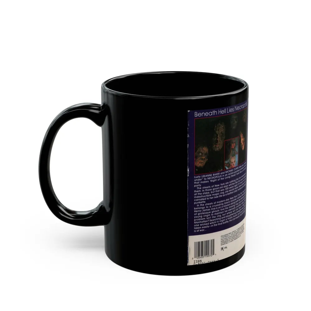 NECROPOLIS (VHS COVER) - Black Coffee Mug-Go Mug Yourself