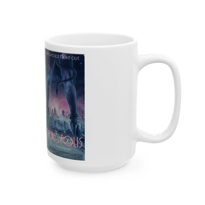 NECROPOLIS (VHS COVER) - White Coffee Mug-Go Mug Yourself