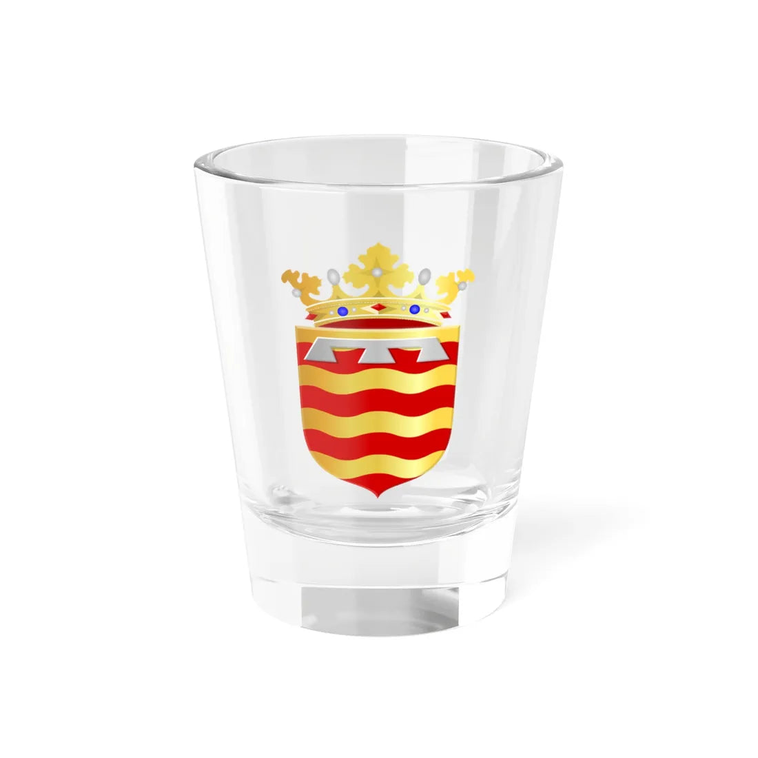 Nederhorst den Berg wapen (Netherlands) (Coat of Arms) Shot Glass 1.5oz 1.5oz - Go Mug Yourself