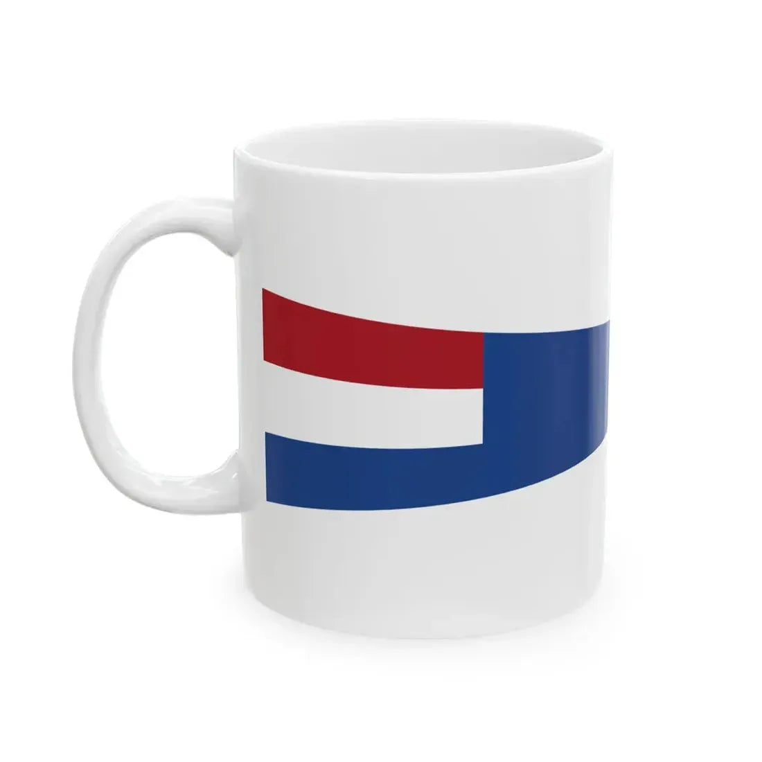 Nederlands 1e District Loodswezen (Netherlands) White Coffee Mug - Go Mug Yourself