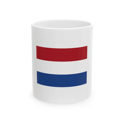 Nederlands Loodsvlag (Netherlands) White Coffee Mug 11oz - Go Mug Yourself