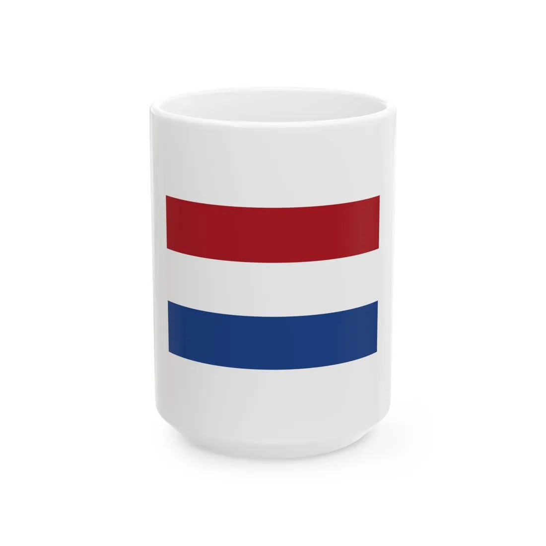 Nederlands Loodsvlag (Netherlands) White Coffee Mug 15oz - Go Mug Yourself