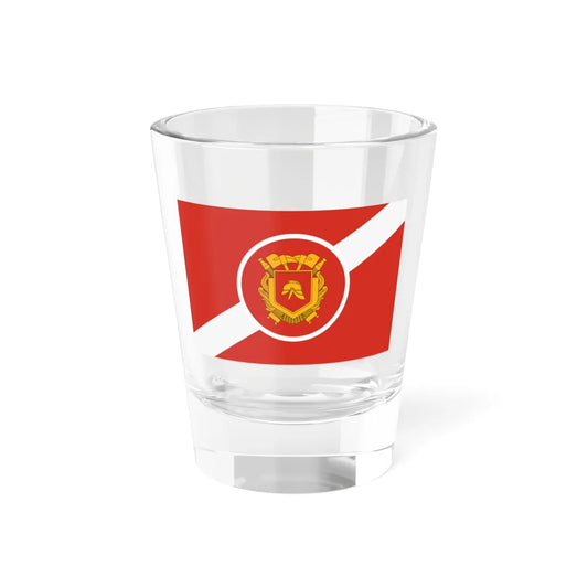 Nederlandse brandweer vlag (Netherlands) Shot Glass 1.5oz 1.5oz - Go Mug Yourself
