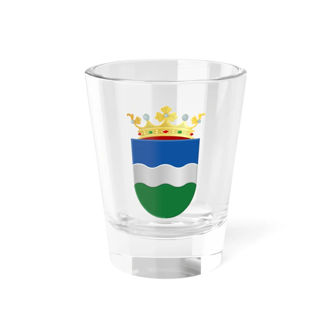 Nederweert wapen (Netherlands) (Coat of Arms) Shot Glass 1.5oz 1.5oz - Go Mug Yourself