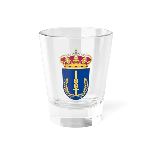 Nedre Norrlands militärområdesstab vapen (Sweden) (Coat of Arms) Shot Glass 1.5oz 1.5oz - Go Mug Yourself