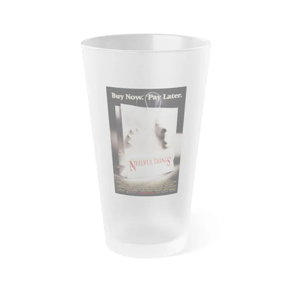 NEEDFUL THINGS 1993 Movie Poster - Frosted Pint Glass 16oz-16oz-Frosted-Go Mug Yourself