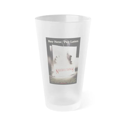NEEDFUL THINGS 1993 Movie Poster - Frosted Pint Glass 16oz 16oz Frosted - Go Mug Yourself