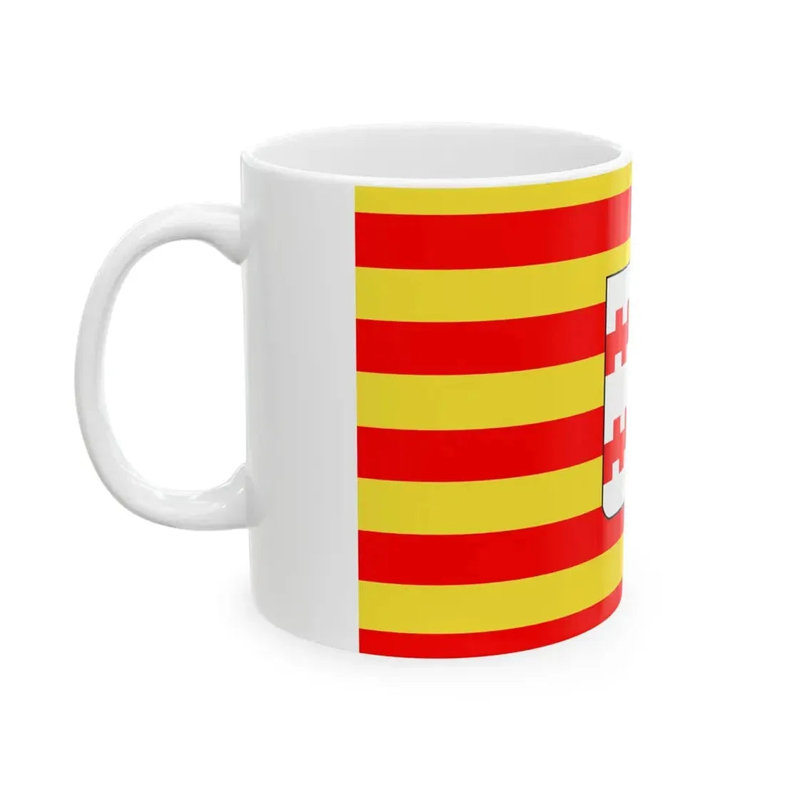 Neerpelt vlag (Belgium) White Coffee Mug - Go Mug Yourself