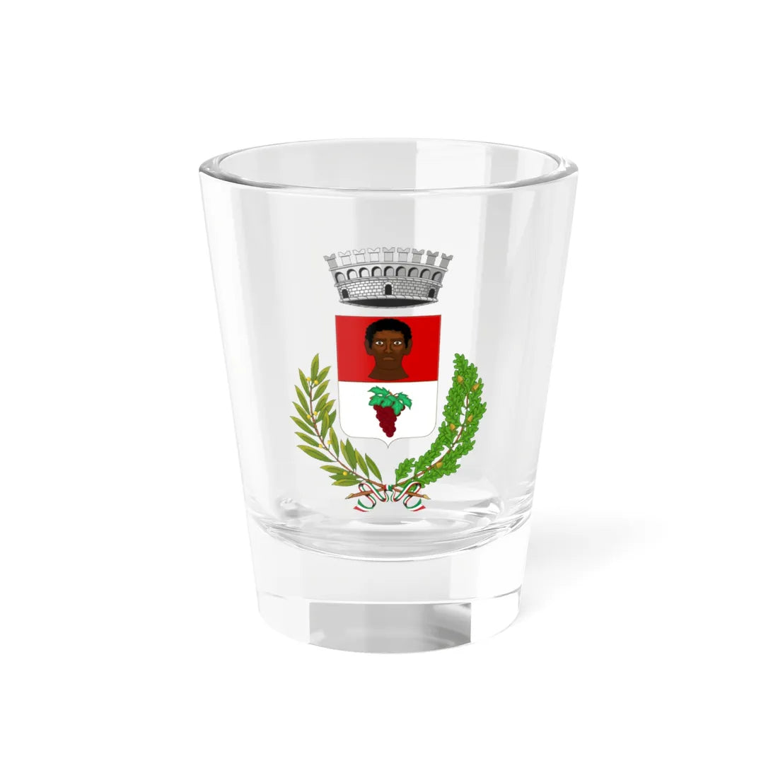 Negrar di Valpolicella-Stemma (Italy) (Coat of Arms) Shot Glass 1.5oz 1.5oz - Go Mug Yourself