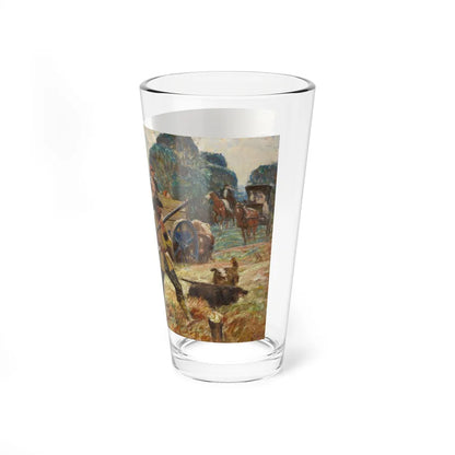 Neighbor Sam and the Lawman, 1942 (Magazine Illustration) Pint Glass 16oz-Go Mug Yourself