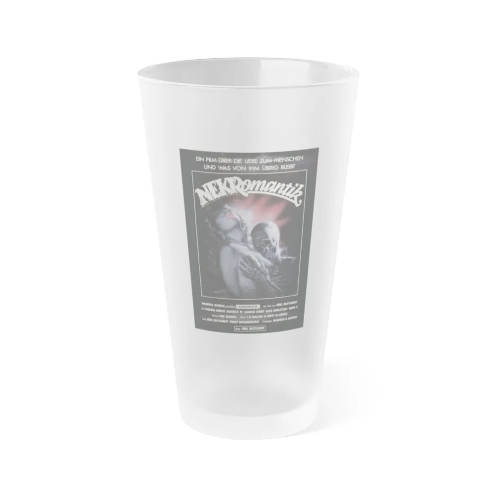 NEKROMANTIK 1988 Movie Poster - Frosted Pint Glass 16oz-16oz-Frosted-Go Mug Yourself