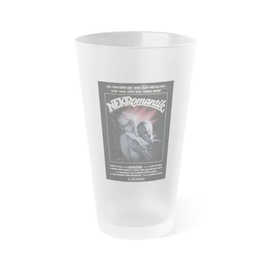 NEKROMANTIK 1988 Movie Poster - Frosted Pint Glass 16oz-16oz-Frosted-Go Mug Yourself