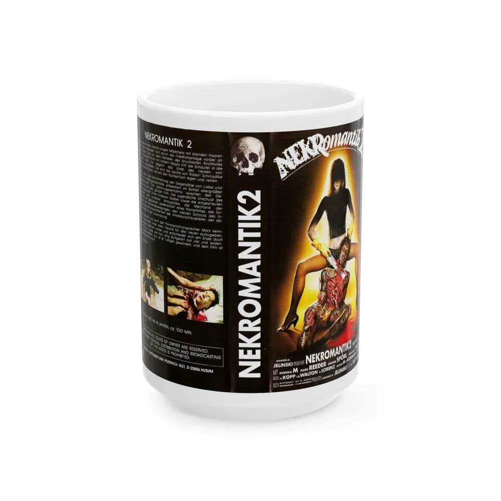 NEKROMANTIK 2 (VHS COVER) - White Coffee Mug-15oz-Go Mug Yourself