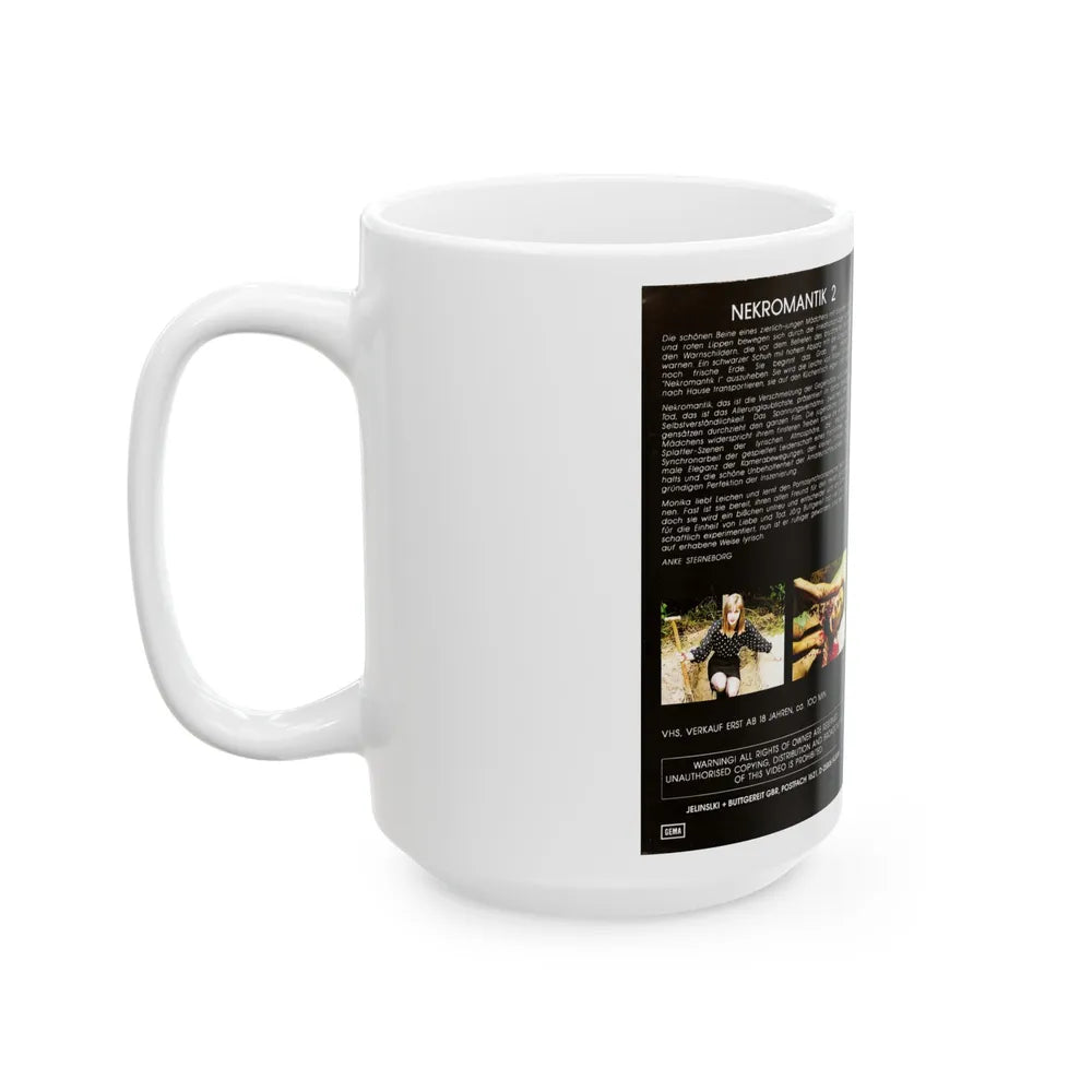 NEKROMANTIK 2 (VHS COVER) - White Coffee Mug-Go Mug Yourself