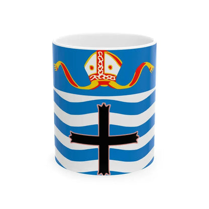 Nelson flag (New Zealand) White Coffee Mug 11oz - Go Mug Yourself