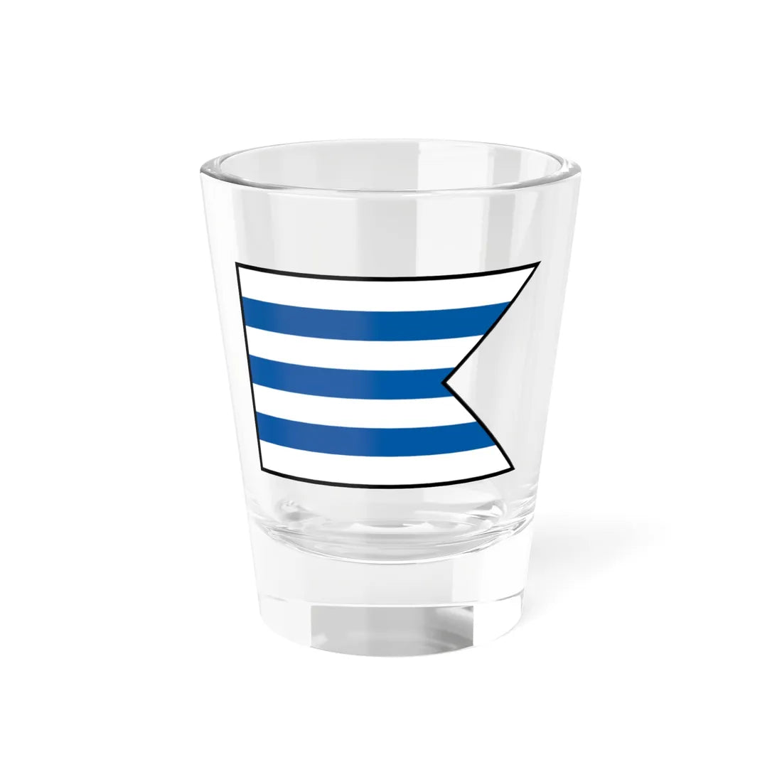 Nemsova Trencin Flag (Slovakia) Shot Glass 1.5oz 1.5oz - Go Mug Yourself