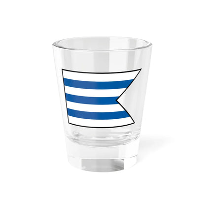 Nemsova Trencin Flag (Slovakia) Shot Glass 1.5oz 1.5oz - Go Mug Yourself